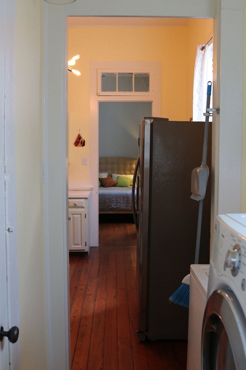 Washer and Dryer in back hallway