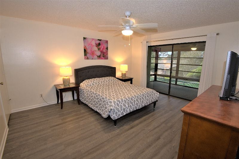 Second large bedroom with two walk- in closets.