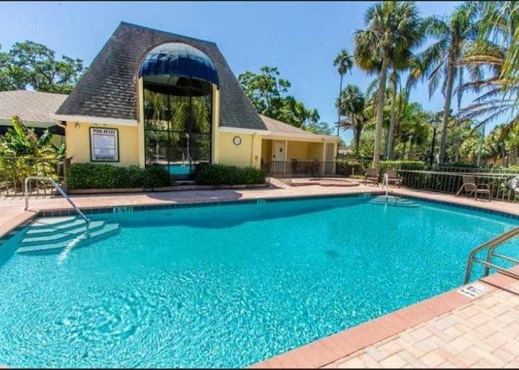One of two pools. This one closest to unit - adults only