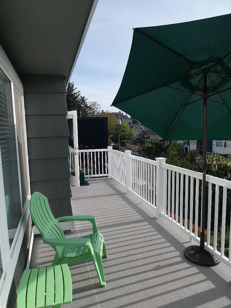 Deck view looking south.