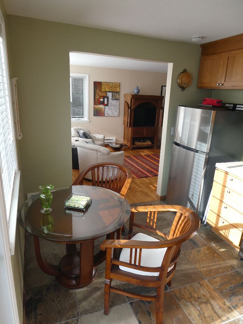 Eat-in kitchen.