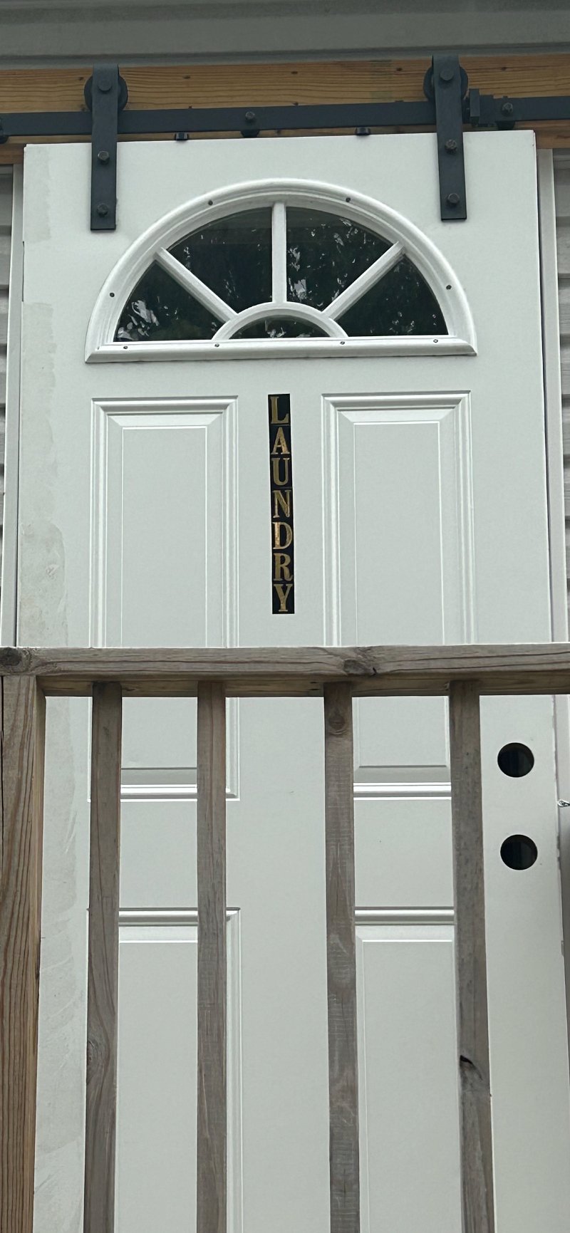 Laundry room door