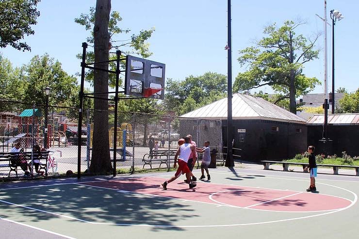 Play some one on one with friends at Butane Park 0.3 Mile