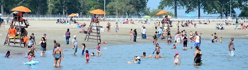Relax at the beach with the family at Orchard Beach 2.4 Miles