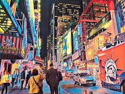Times Square Manhattan NYC 10 Miles