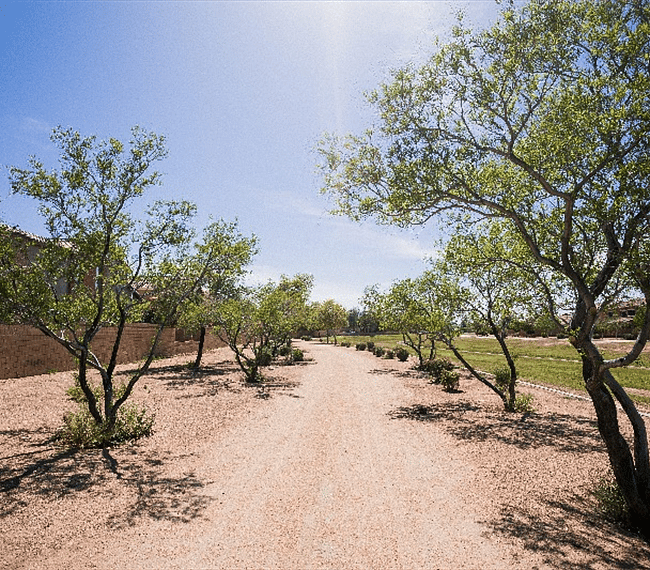 located next to multipurpose trail