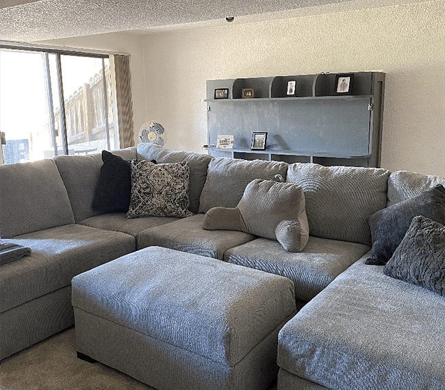 Shared living space #1 with walkout patio