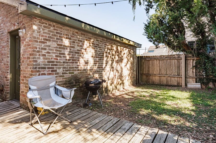 access to backyard from your room