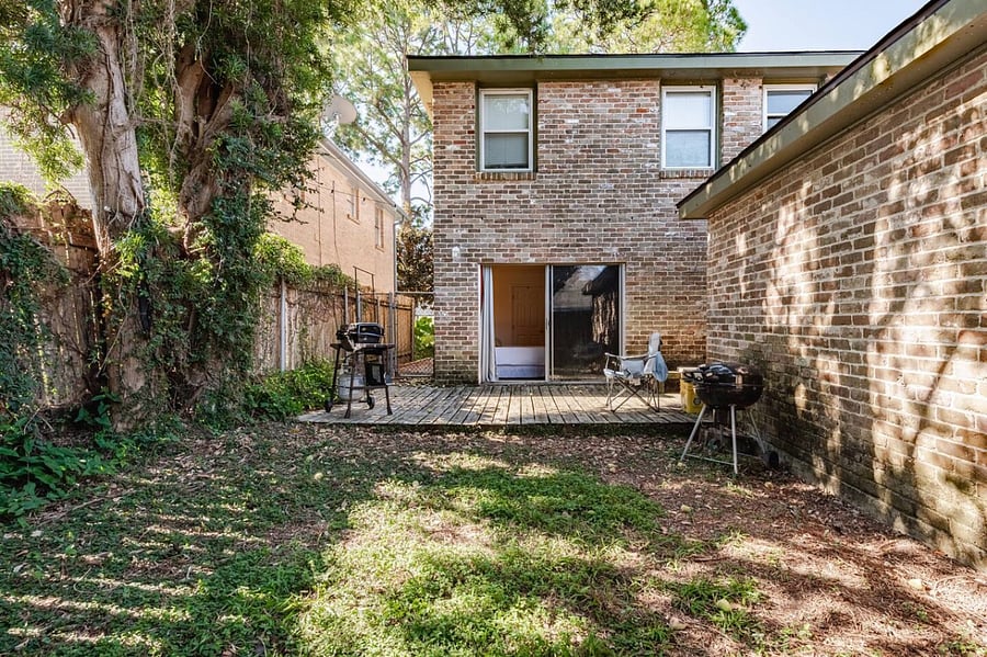 access to backyard from your room