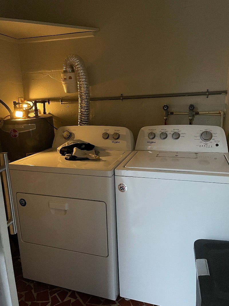 Shared laundry area