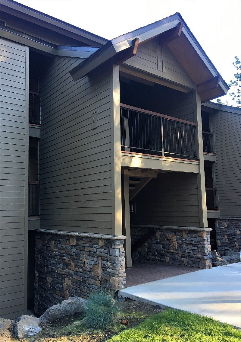 Exterior of building #8.