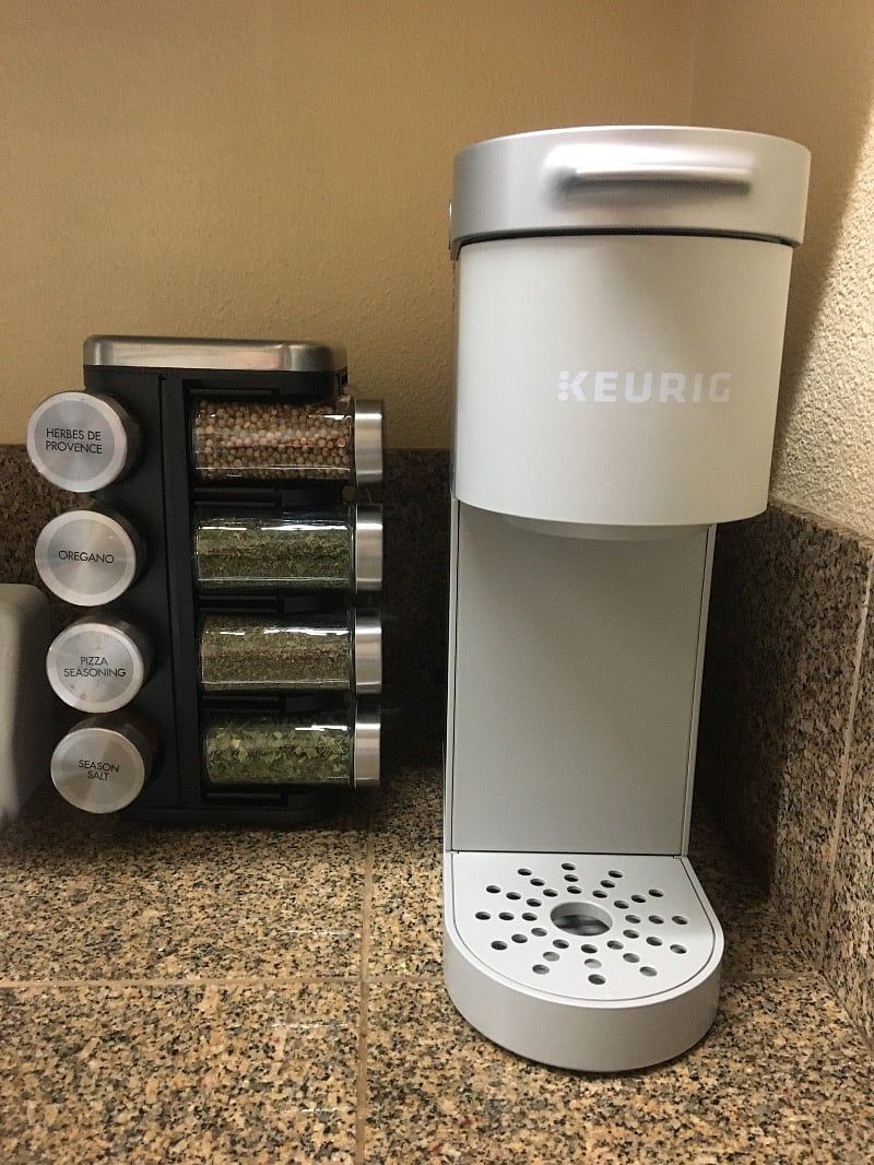 Keurig (please bring your own k-cups) and spices.