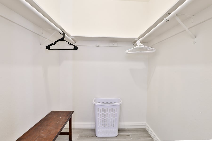 Master bedroom closet
