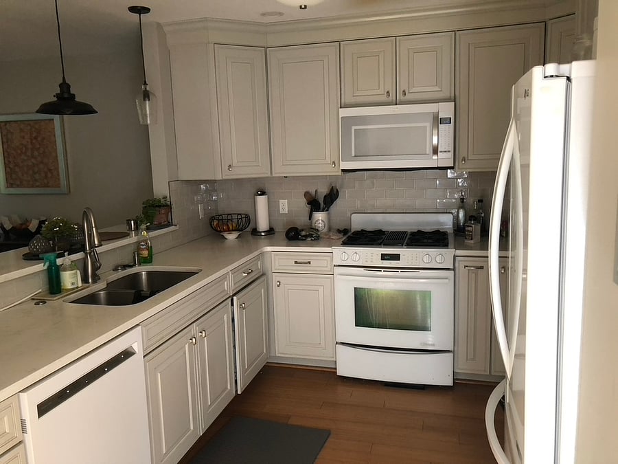 Full shared kitchen on first floor with all dishes and appliances.