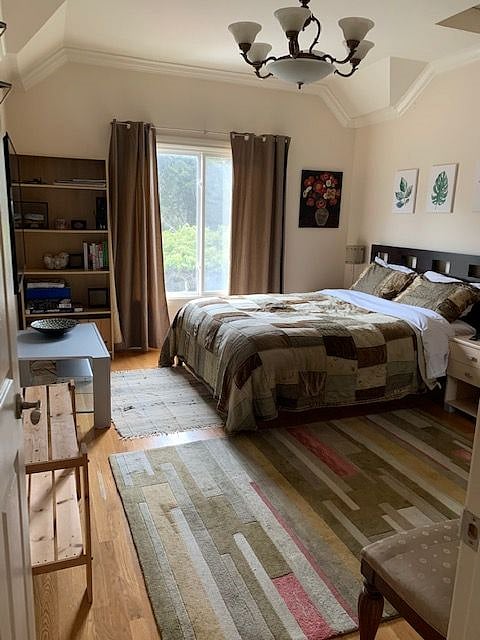 Master bedroom overlooking Golden Gate park