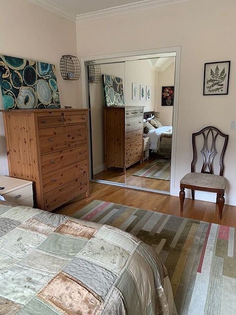 Master bedroom overlooking Golden Gate park