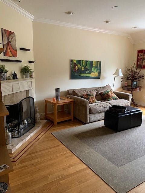 Living room overlooking Golden Gate park