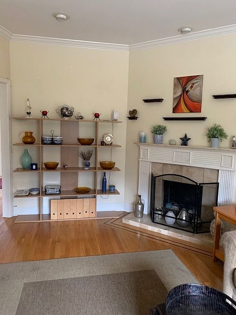 Living room overlooking Golden Gate park