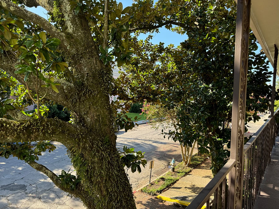 Primary bedroom balcony