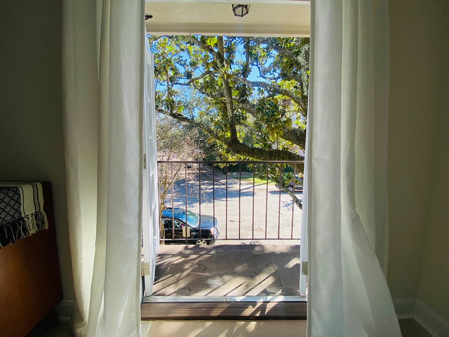 Primary bedroom balcony
