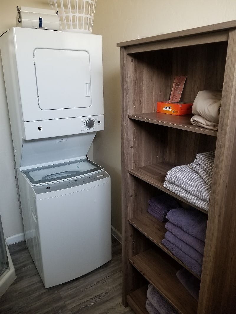 Private laundry in unit