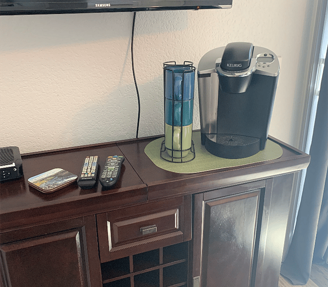 Keurig coffee maker with coffee