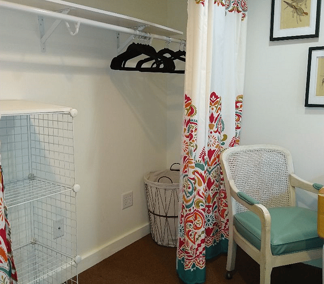 Spacious closet