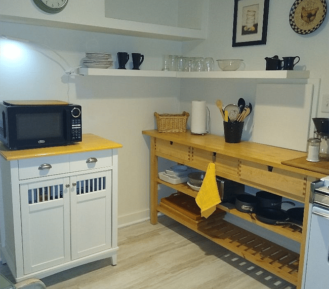 Microwave and storage