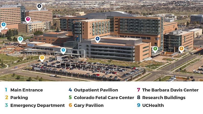 2 minute drive or 10 minute walk to Anschutz. Basically across the street!
