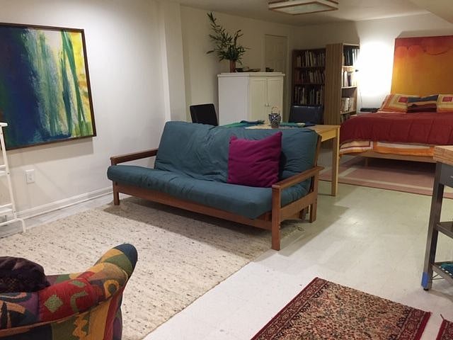 Double-size futon