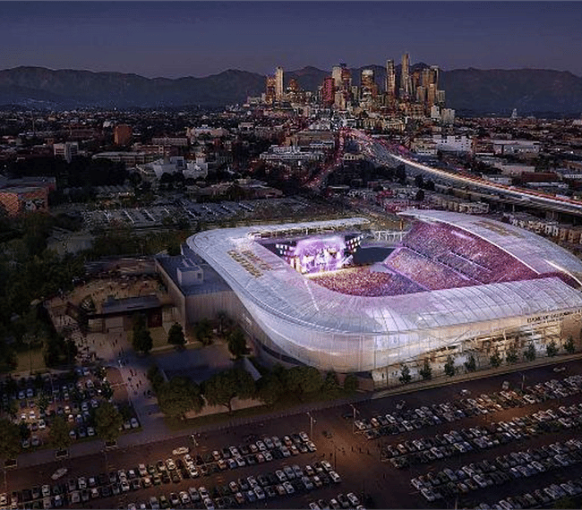 Banc of California Stadium nearby