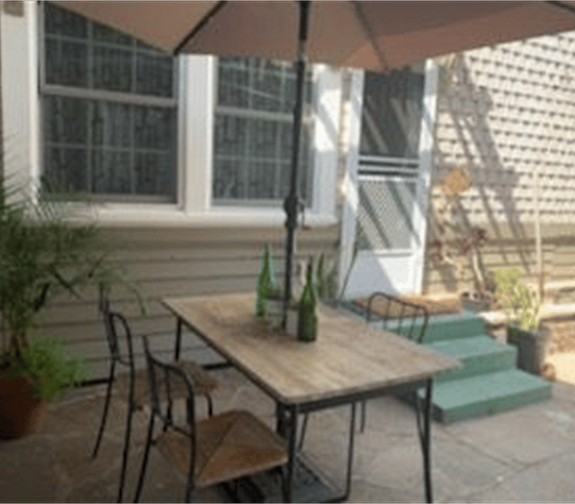 Patio table 