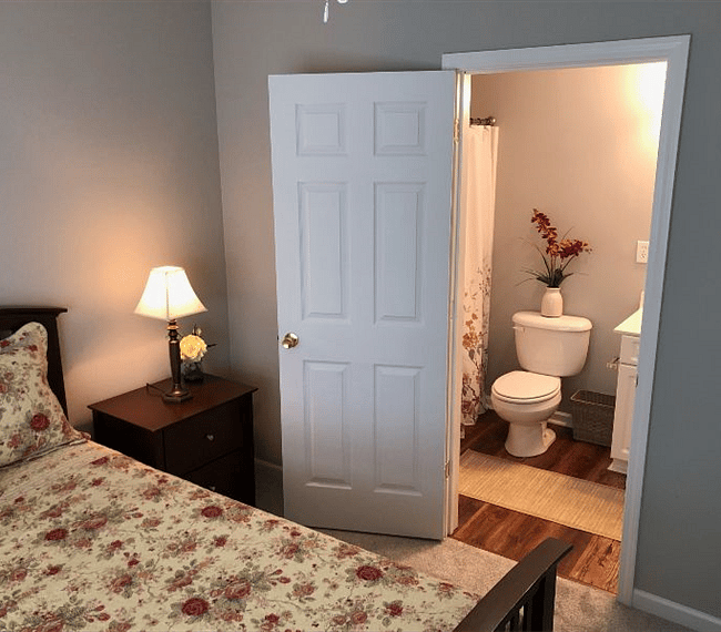 Guest Bedroom with Attached Full Bathroom