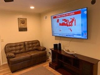 75' Smart TV Family Room
