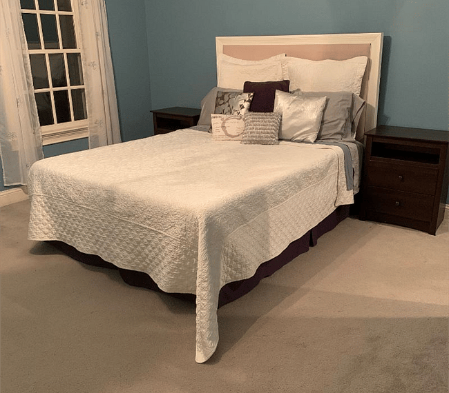 Large private bedroom with queen-sized bed