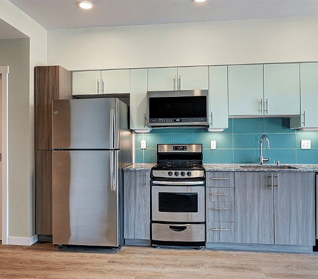 New stainless steel appliances