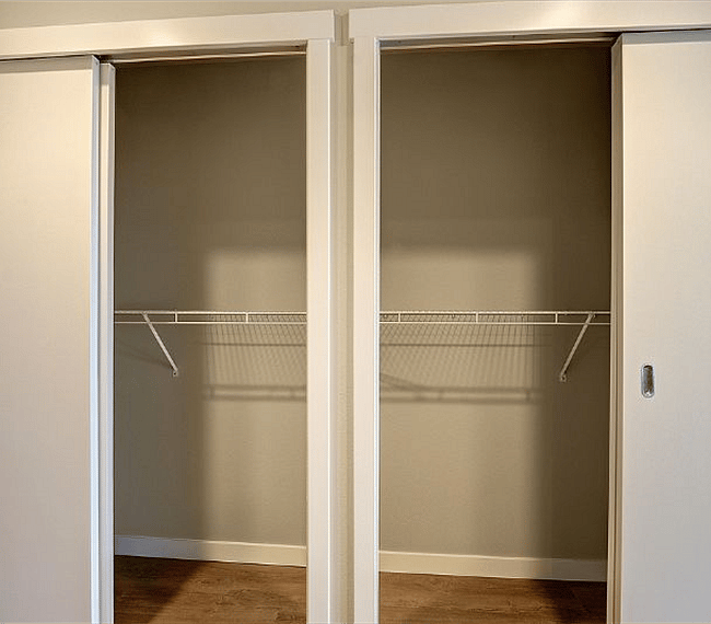 Plenty of closet space