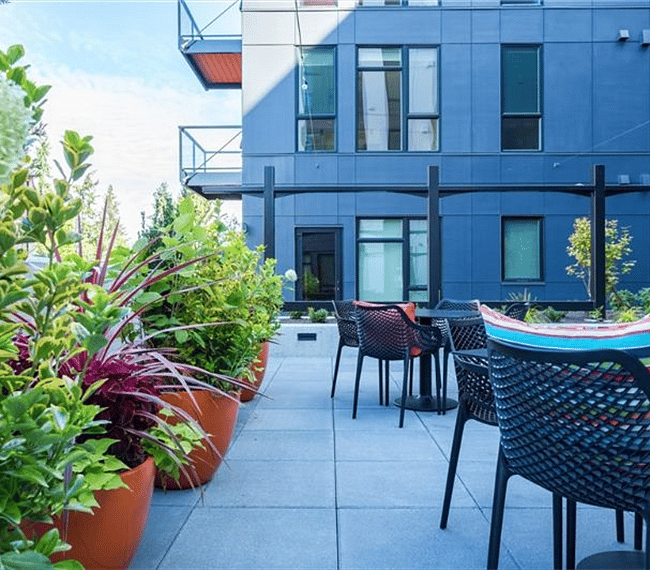 Courtyard off main floor