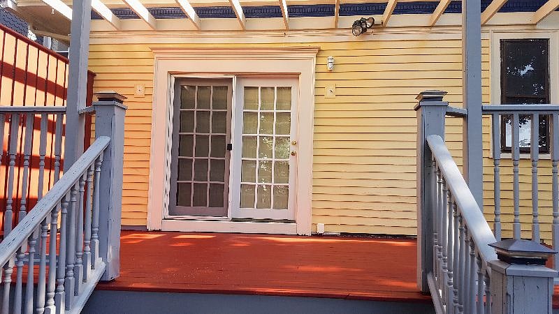 Rear deck