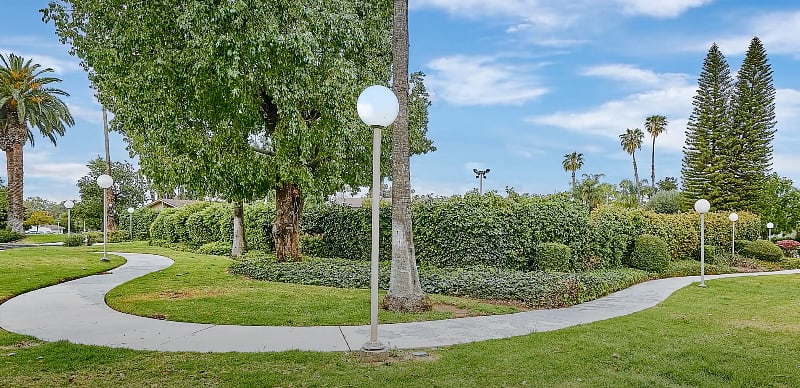 Walkways around community