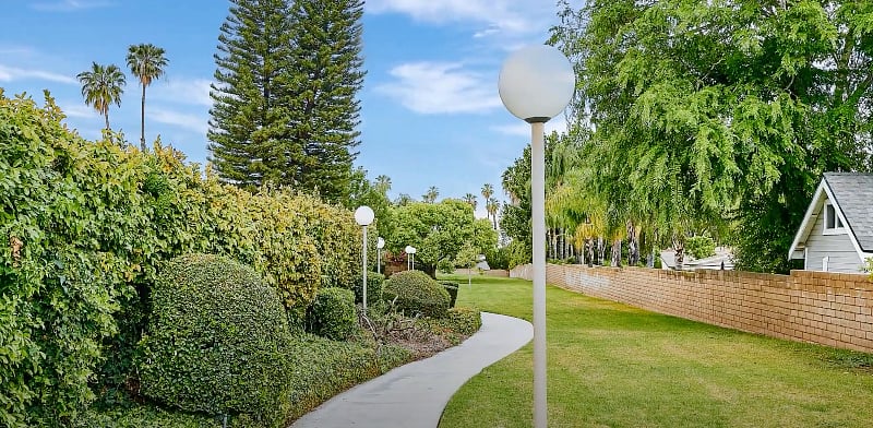 Walkways around community