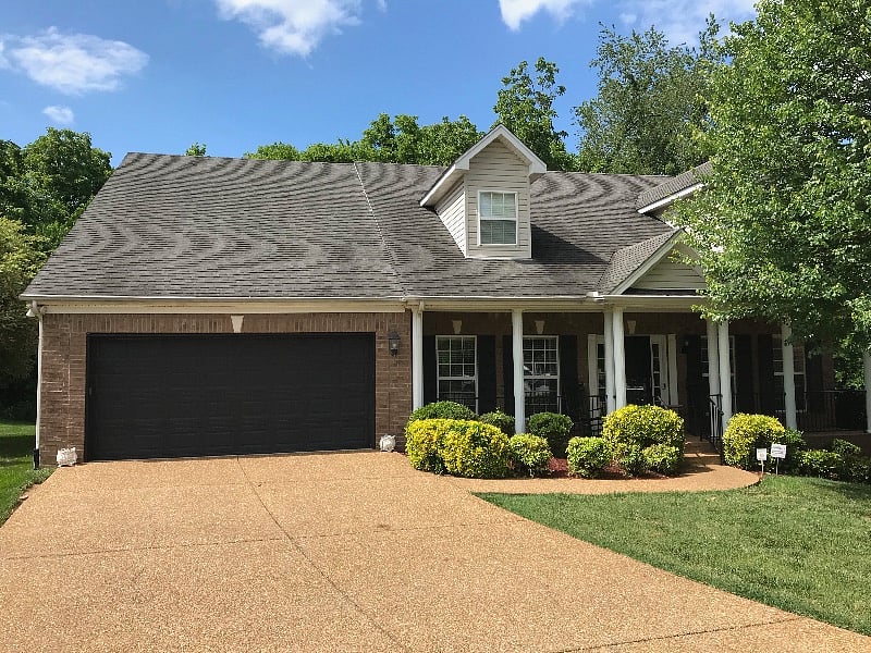 - end of Cul de sac
- two car depth and width driveway