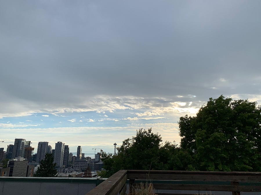 Views from the roof deck