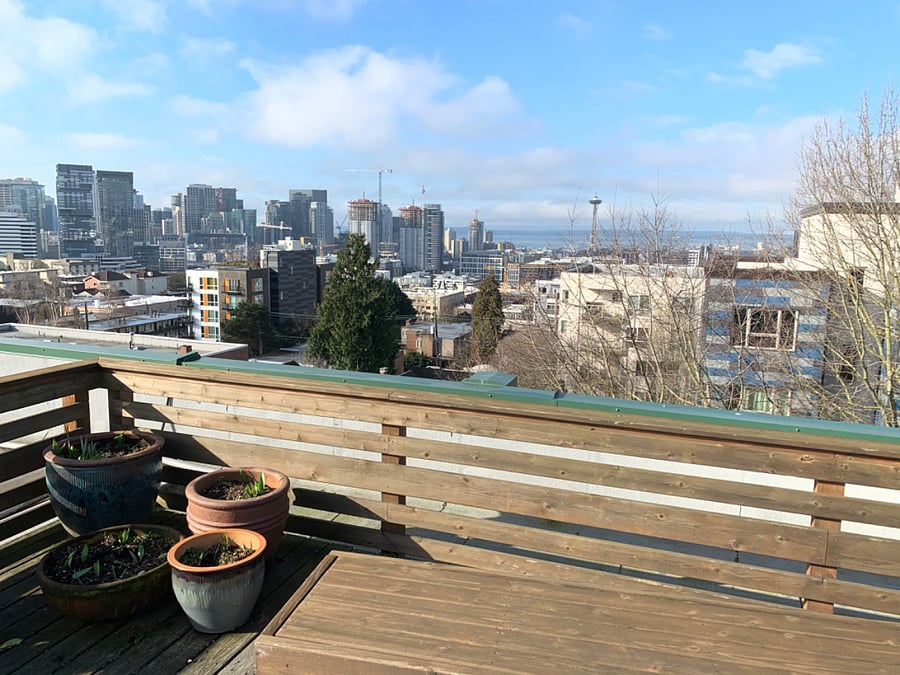 Views from the roof deck