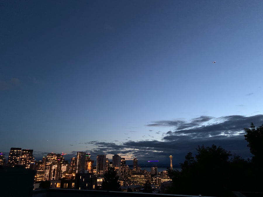 Views from the roof deck