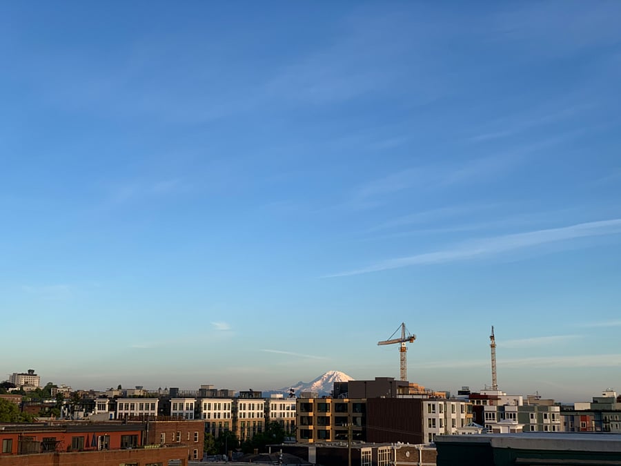 Views from the roof deck