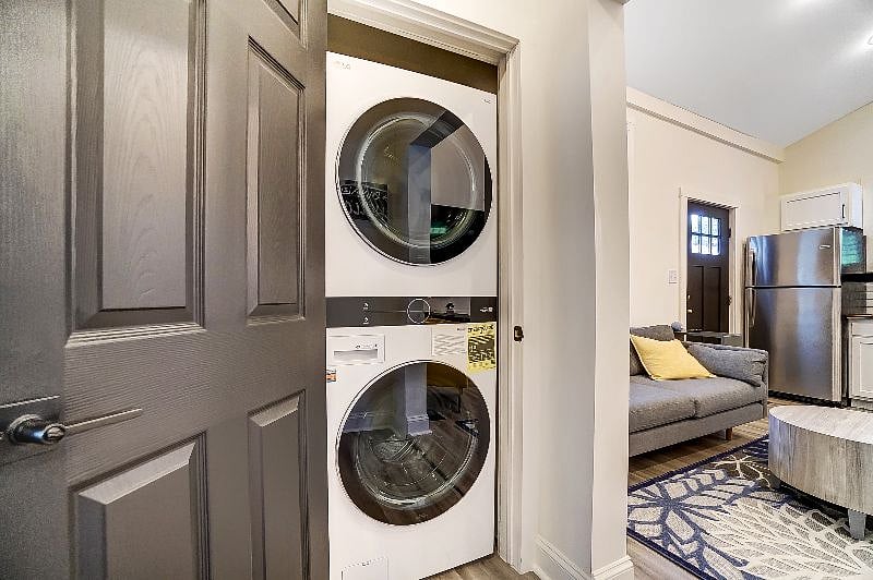 Brand new full size washer & dryer.