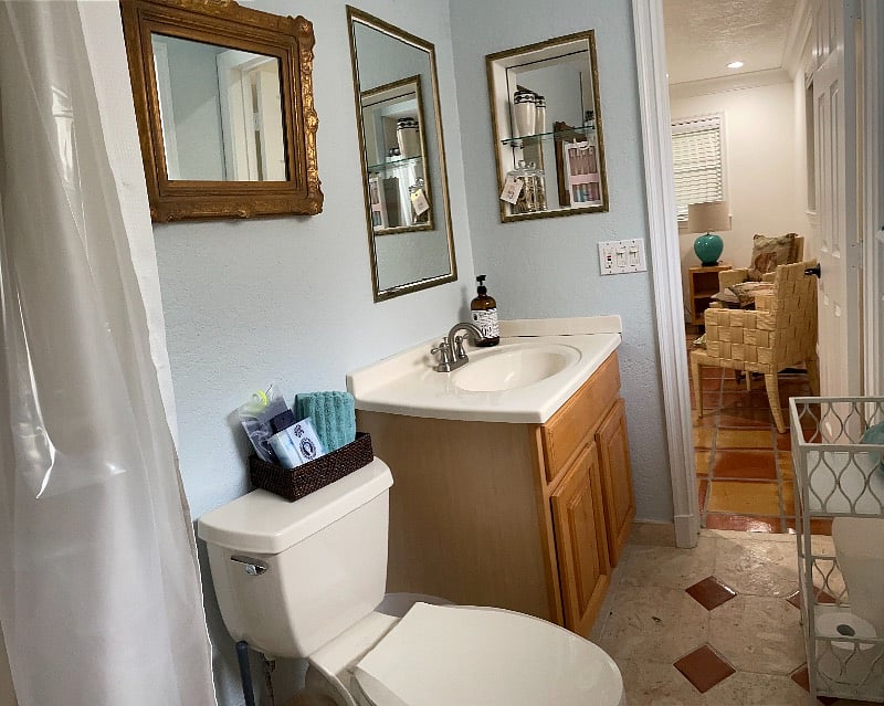En suite bathroom