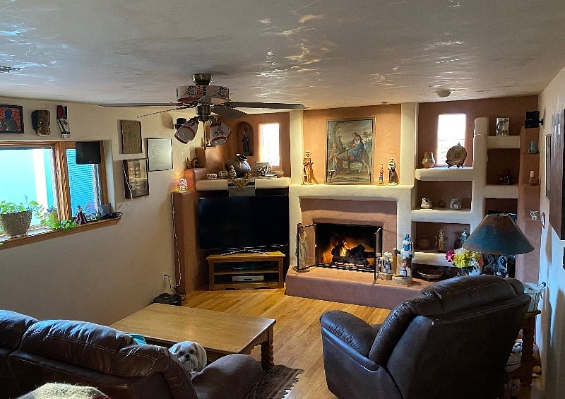 Watch a movie on your day off in the den.  During winter time, the gas fireplace provides excellent ambiance.