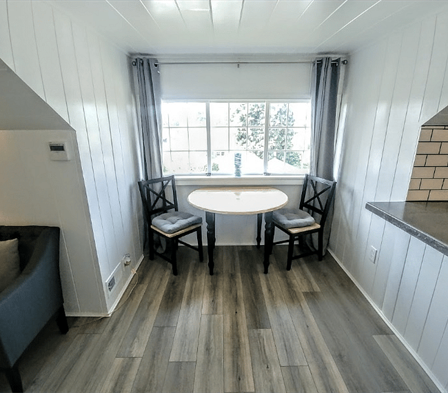 Dining table and chairs